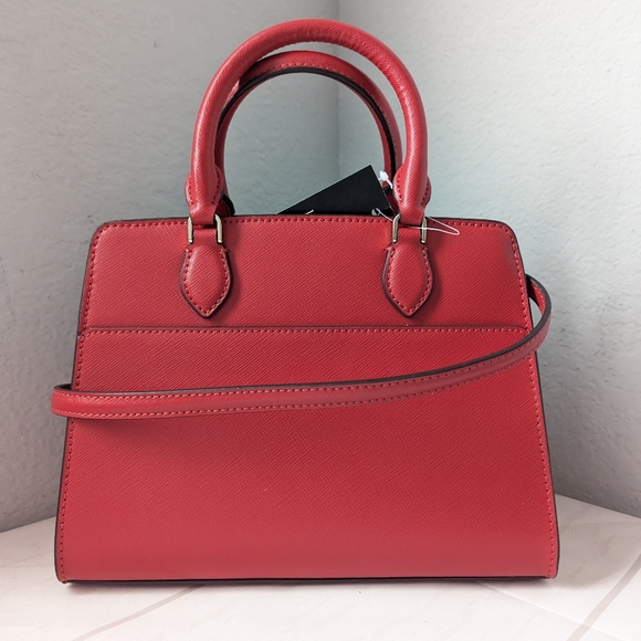 Kate Spade New York Madison Small Satchel Handbag Candied Cherry - Picture 4 of 5